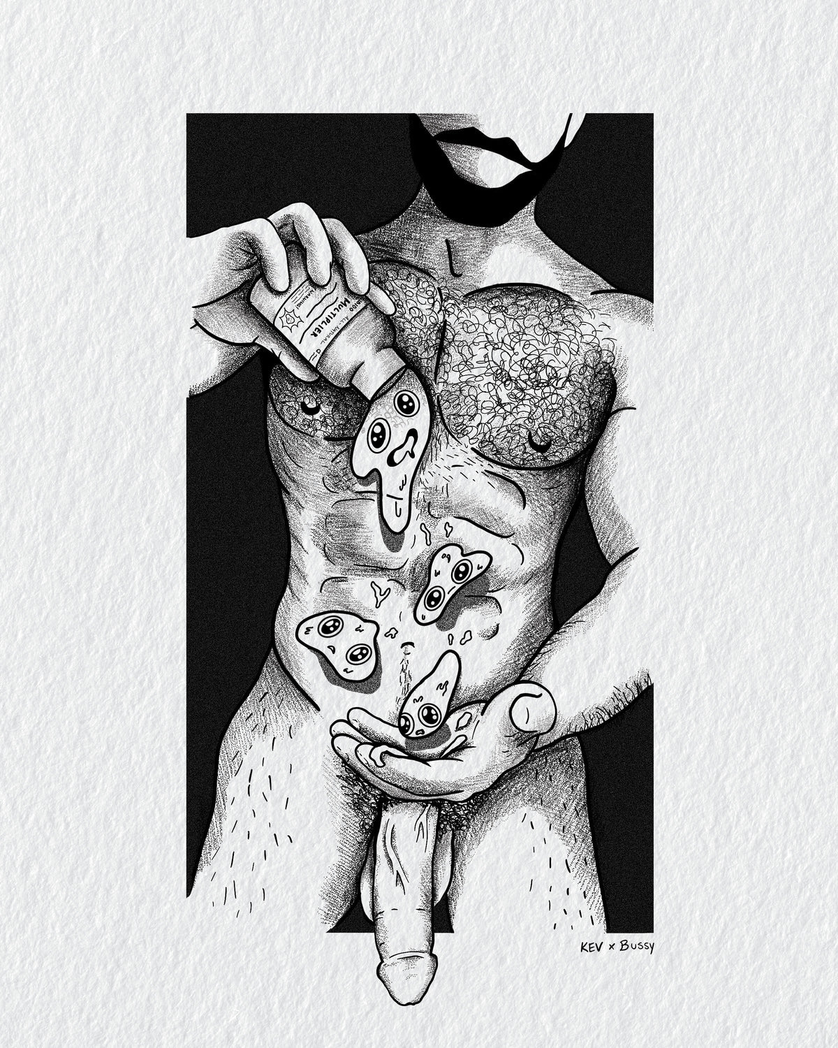 Slime Enhancement is a digital print artwork by @tattoo.kev and @bussytats